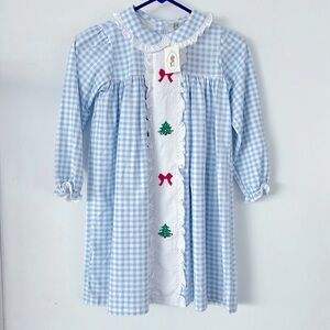 Smocking Dog Botique girls Holiday dress size 8